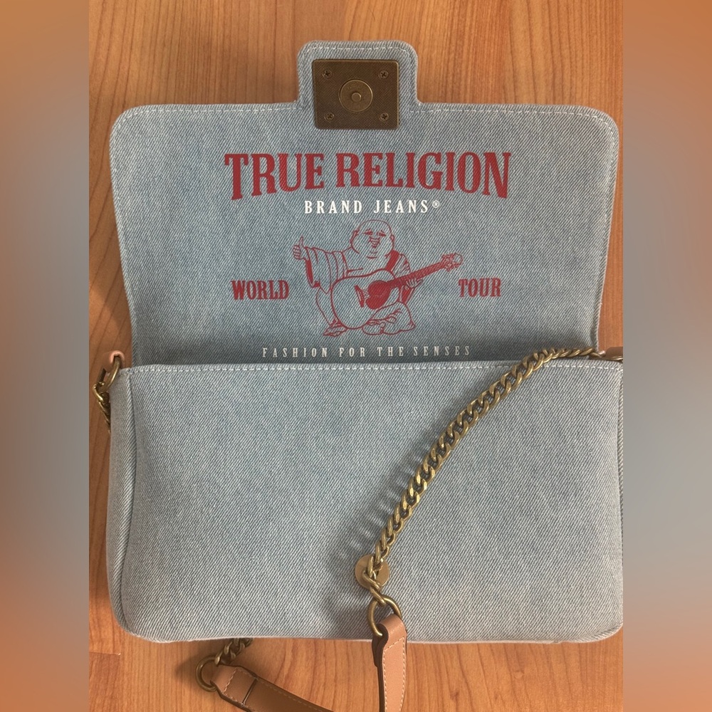 TRUE RELIGION JEANS SHOULDER BAG, NWOT MSRP $175 - Picture 4 of 13